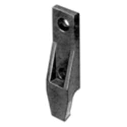 68mm x 16mm Plastic Keku Panel Component with Lip, Black