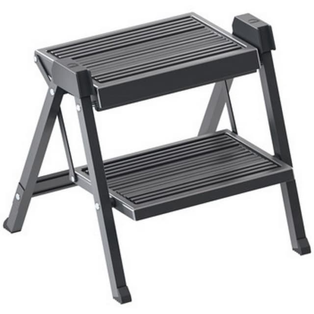 Stepfix Folding Step Stool, Anthracite/Black