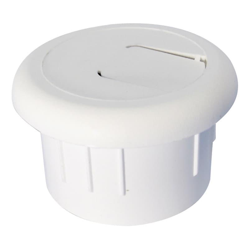 6640 2-3/4" 2-Piece Cable Grommet, White