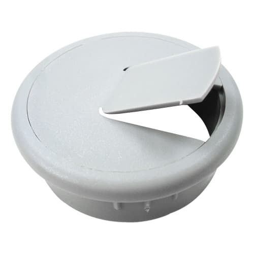 6640 2-3/4" 2-Piece Cable Grommet, Gray