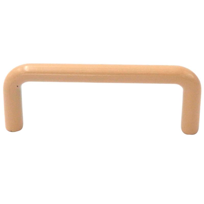 96mm Wire Pull, Medium Brown, 1-1/4" Projection