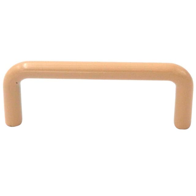 96mm Wire Pull, Medium Brown, 1-1/4" Projection