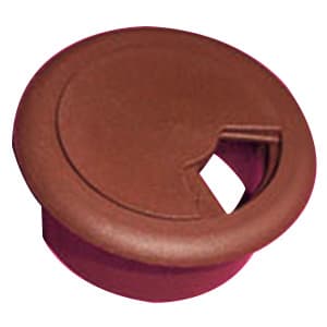 50mm Wire Grommet, Brown, Plastic