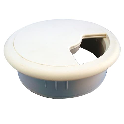 60mm Wire Grommet, White, 72mm