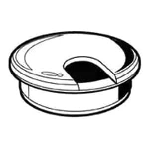 6730 2-1/2" 2-Piece Economy Wire Grommet, Black