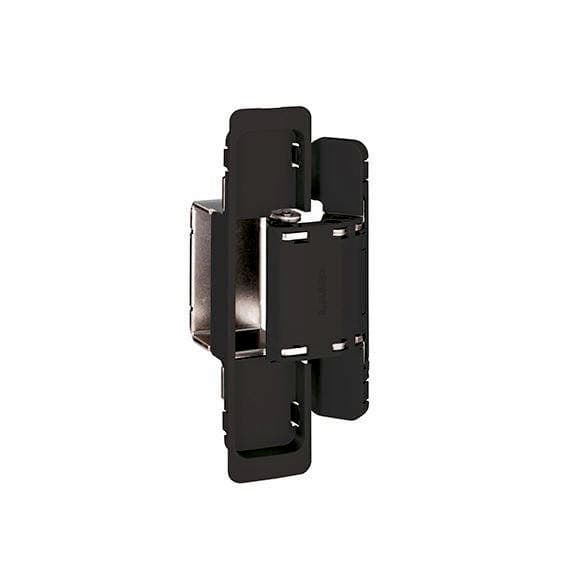 HES2S 3-Way Adjustable Concealed 125° Opening Hinge (Frame-Surface Mount), Black