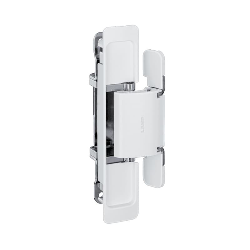 HES2S 3-Way Adjustable Concealed 110° Opening Hinge (Frame-Surface Mount), White