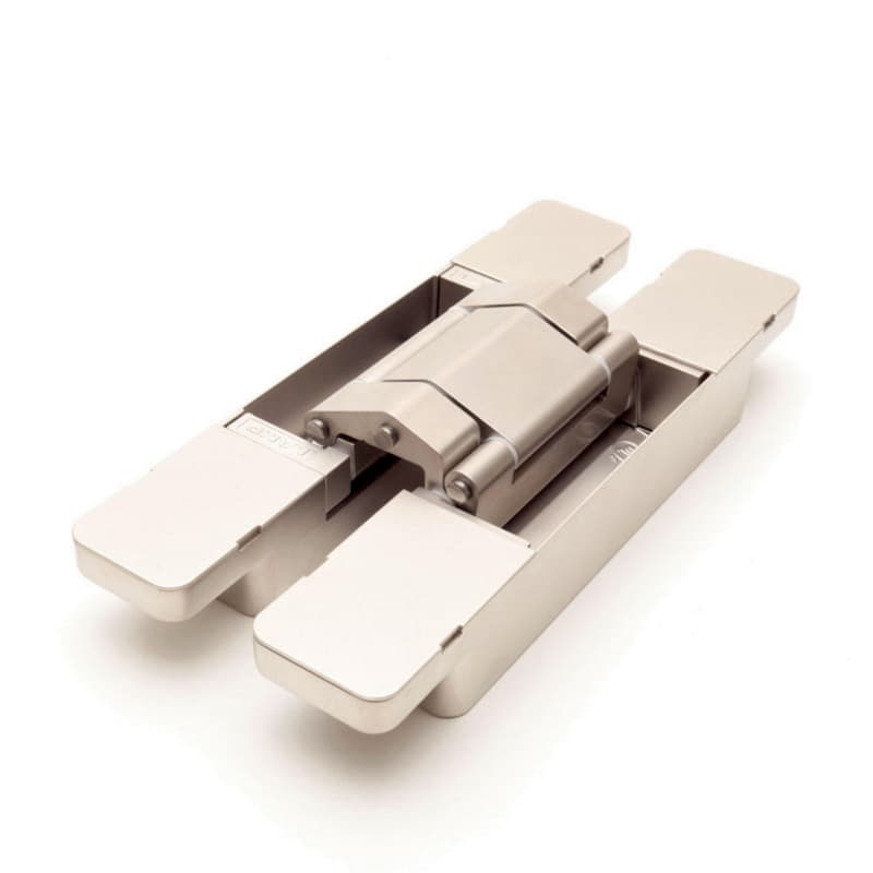 HES3D 3 Way Adjustable Concealed Hinge, Dull Nickel-Plated