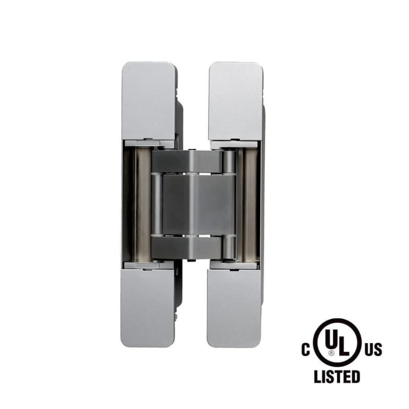 HES3D-W190 3-Way Adjustable Concealed Hinge for Cladded Doors with UL Rated, Dull Chrome
