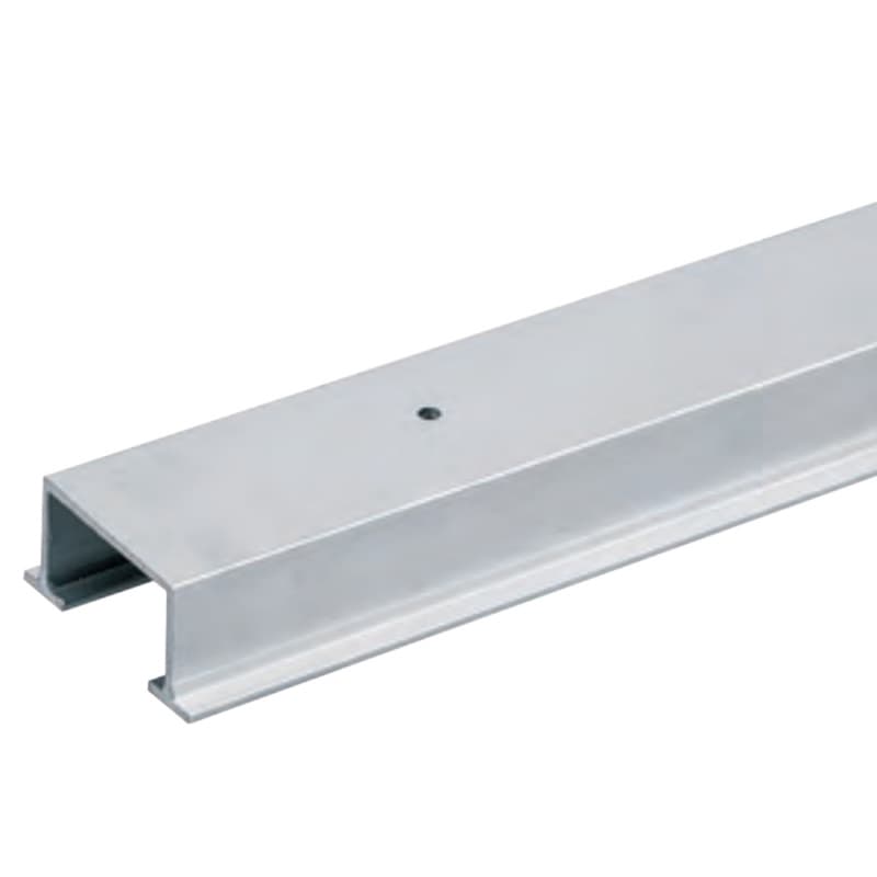 6' Aluminum Extruded By-passing Double Track 7003