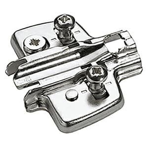 Adjustment Steel Cross Mounting Plate with Locating Pin/Special Screw, Nickel-Plated, 5mm