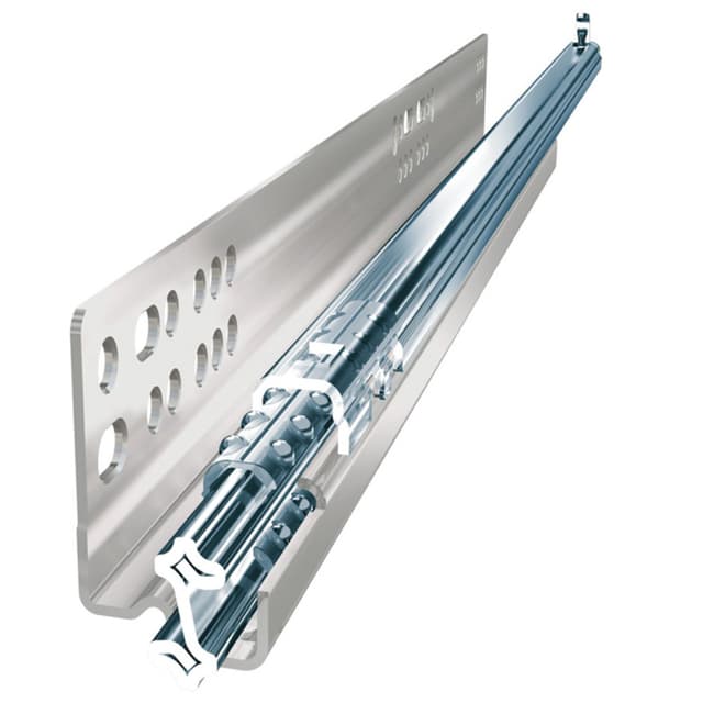 12" Quadro IW21 Undermount Drawer Slide for 5/8" Drawer Material, 100 lb Capacity Full Extension, Silent System Soft-Closing