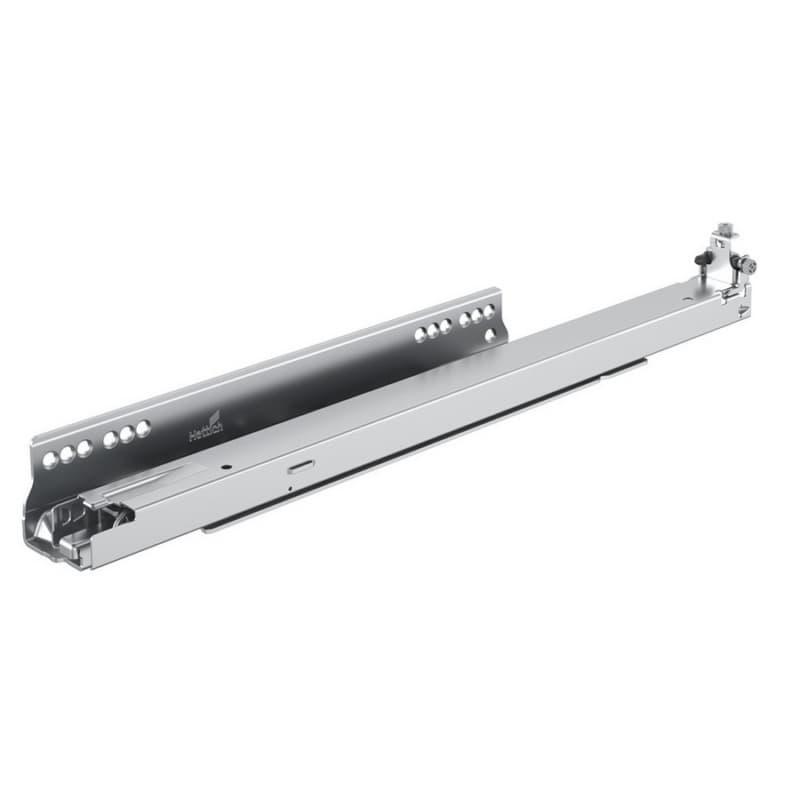 550mm Actro 5D Left Undermount Drawer Slide for 5/8" Material, 88lb Capacity Full Extension with Silent System Soft-Closing