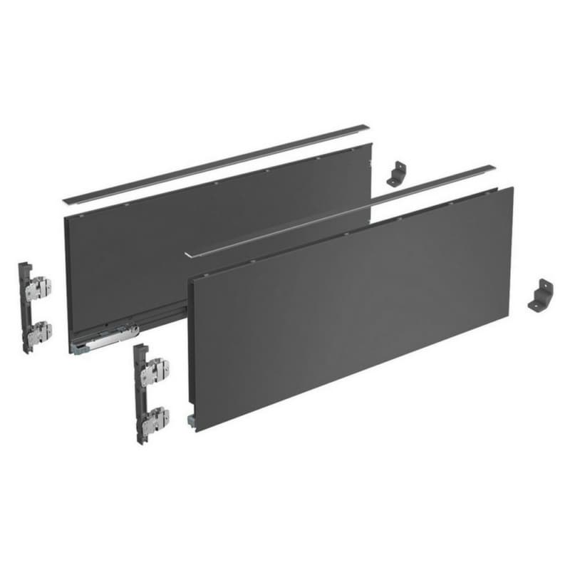 AvanTech YOU Double Walled Pot/Pan Drawer System, 251mm Drawer Height, Anthracite, 550mm