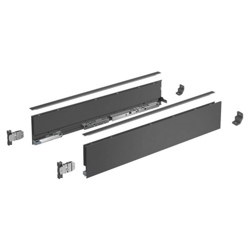 AvanTech YOU Double Walled Pot/Pan Drawer System, 187mm Drawer Height, Anthracite, 400mm