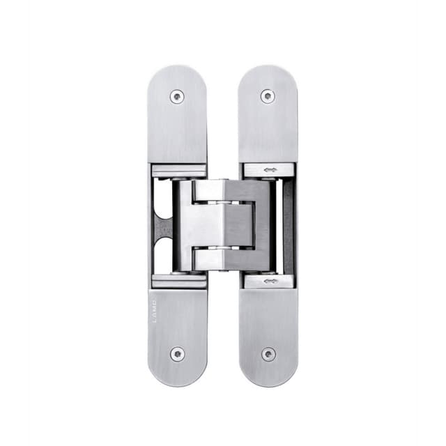 HGS3D 304 Stainless Steel Concealed Hinge, Plain