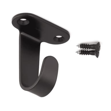 47mm Stainless Steel Hook, Black