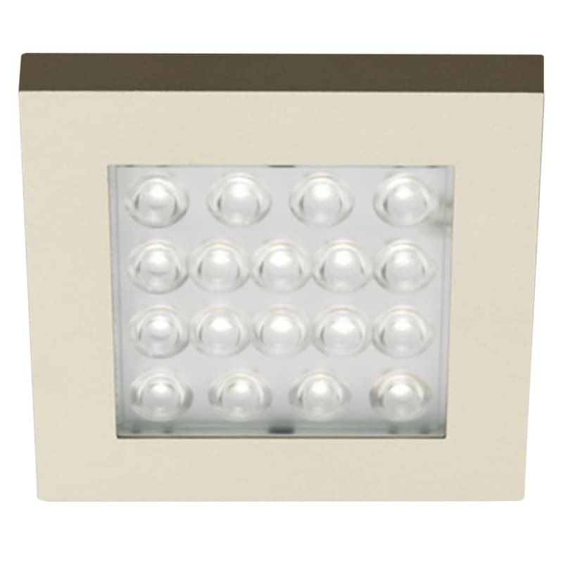 EQ LED 1.2W Warm White Spot Light, 3", Stainless Steel