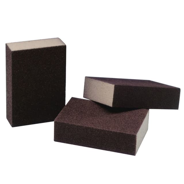 Hermes, Sanding Sponge, 2-3/4" x 4" x 1" Aluminum Oxide, Hermes