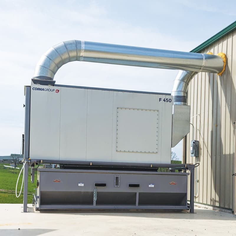 Iron Bull 4 Yard Dust Hopper Kit with Quick Disconnect, Model DHC450HL