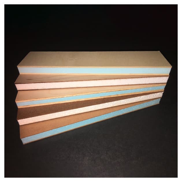 FoamKORE 48"x96" Lightweight Board with 3/4" Thick Extruded Polystyrene Core and .080 Hardboard Face