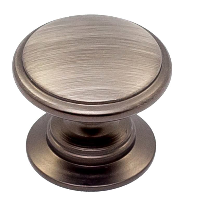 1-3/16" Heritage Round Knob, Antique Nickel