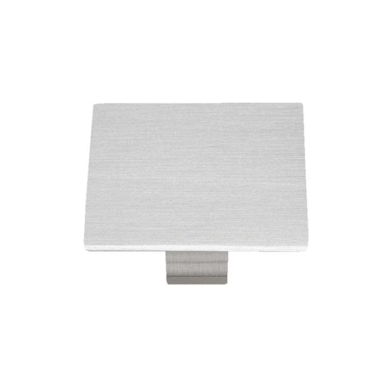 35mm Capitol Square Knob, Brushed Satin Nickel