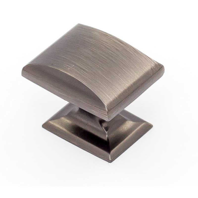 1-1/4" Heritage Rectangle Knob, Antique Nickel