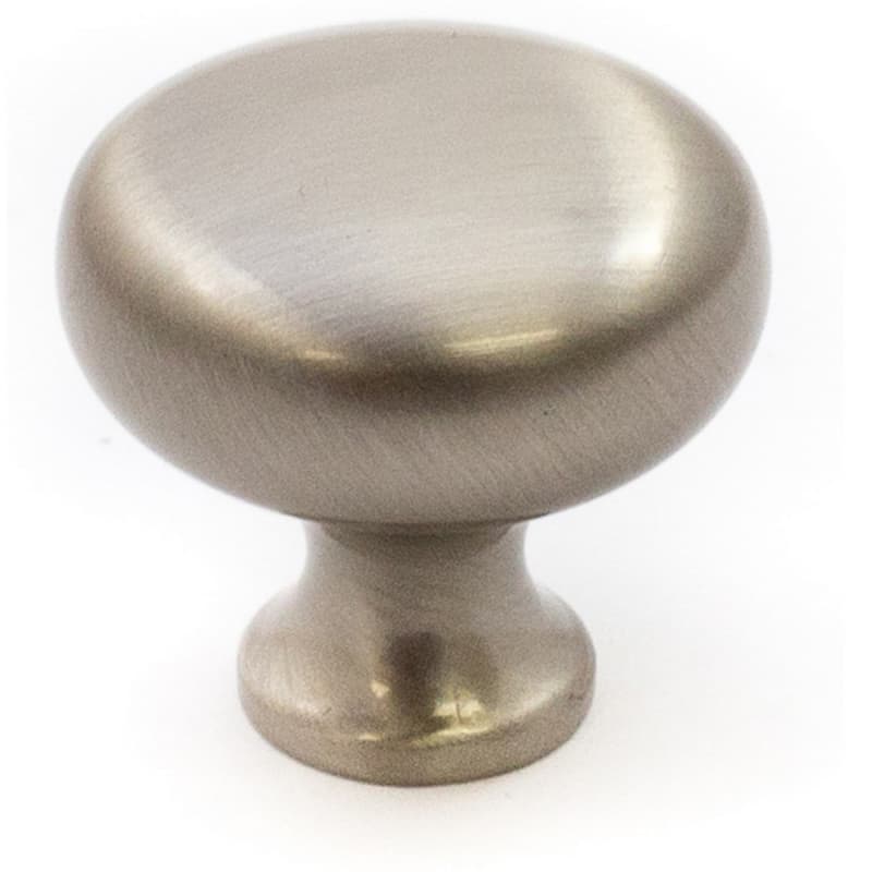 28mm Artisan Round Knob, Brushed Satin Nickel
