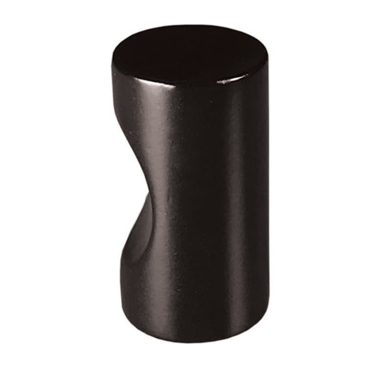 7/16" Cascade Round Knob, Matte Black