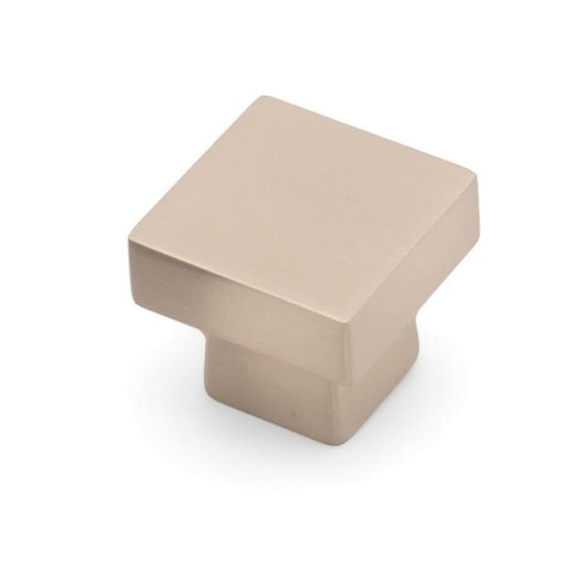 1-11/64" City Style Round Cabinet Knob, Brushed Satin Nickel