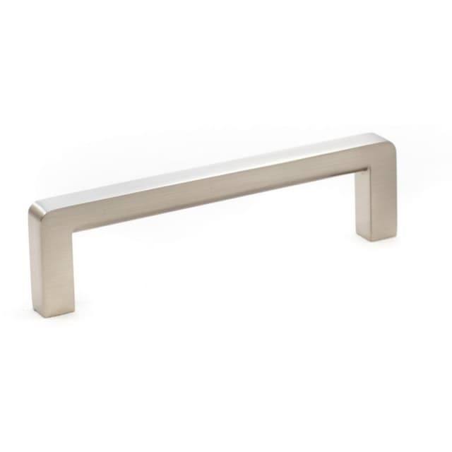 96mm Cityscape Handle Pull, Brushed Satin Nickel, 104mm Length