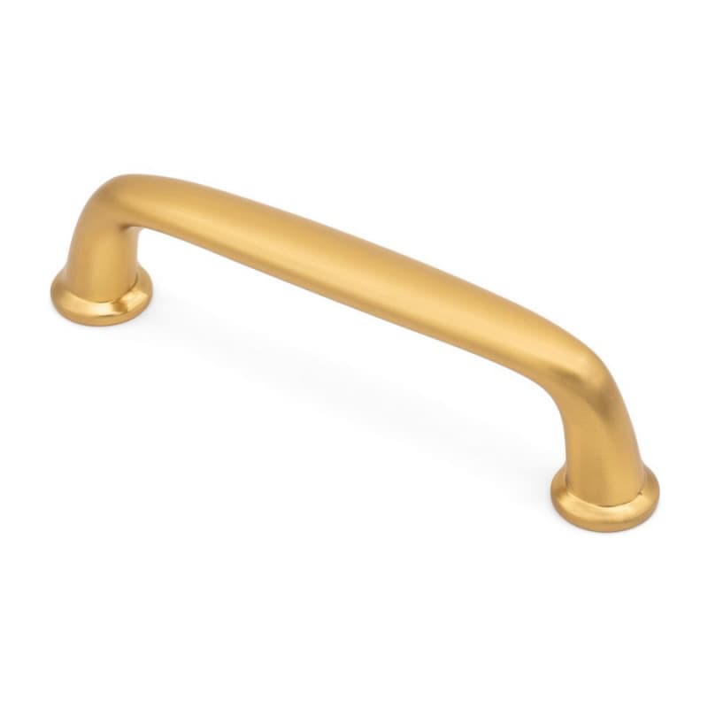 3-25/32" Heritage Handle Pull, Brushed Satin Brass, 4-7/16" Length