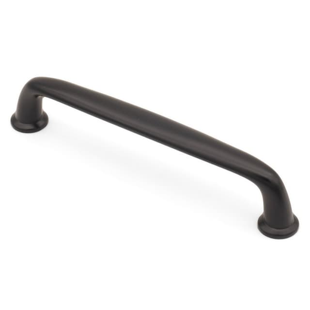 5-3/64" Heritage Handle Pull, Matte Black, 4-7/16" Length