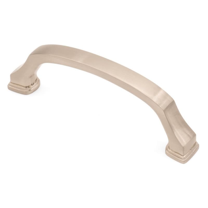 3-25/32" Heritage Cabinet Pull, Brushed Satin Nickel, 4-5/16" Length