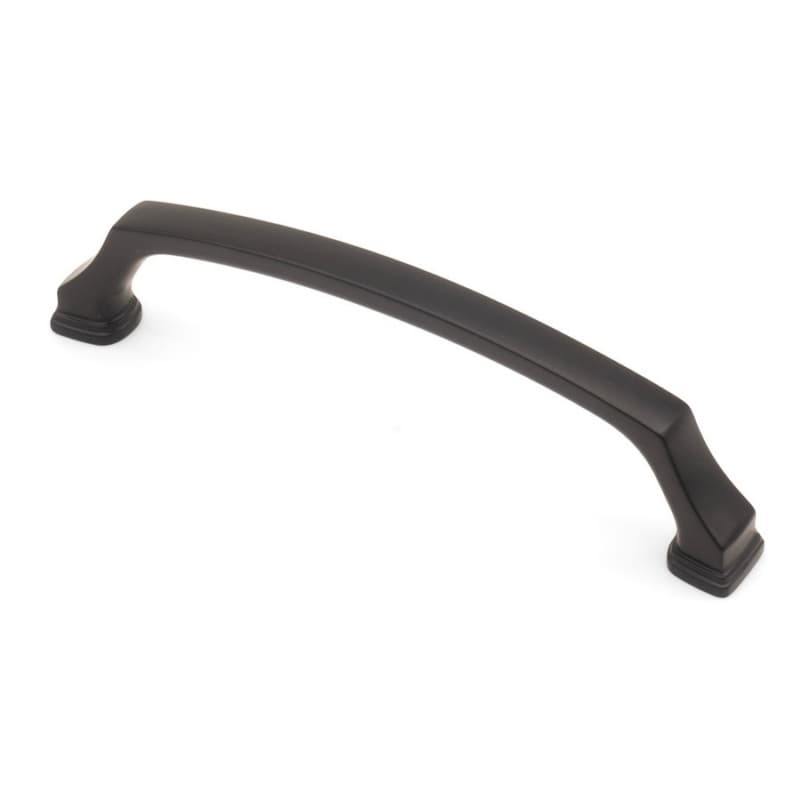 5-3/64" Heritage Cabinet Pull, Matte Black, 4-5/16" Length