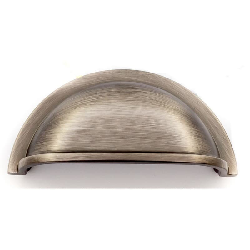 2-63/64" Heritage Cup Pull, Antique Nickel