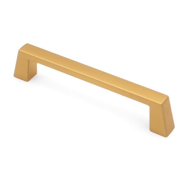 5-3/64" City Style Cabinet Pull, Brushed Satin Brass