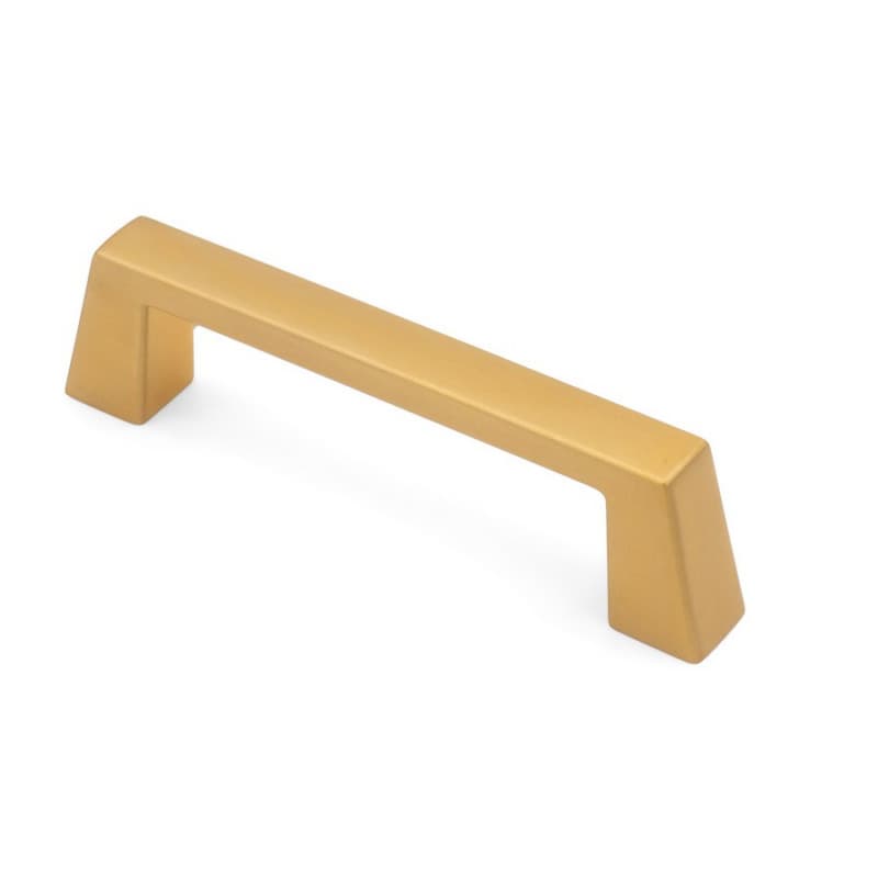 3-25/32" City Style Cabinet Pull, Brushed Satin Brass