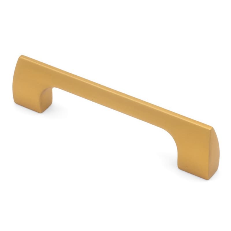 3-25/32" City Style Cabinet Pull, Brushed Satin Brass, 4-17/32" Length