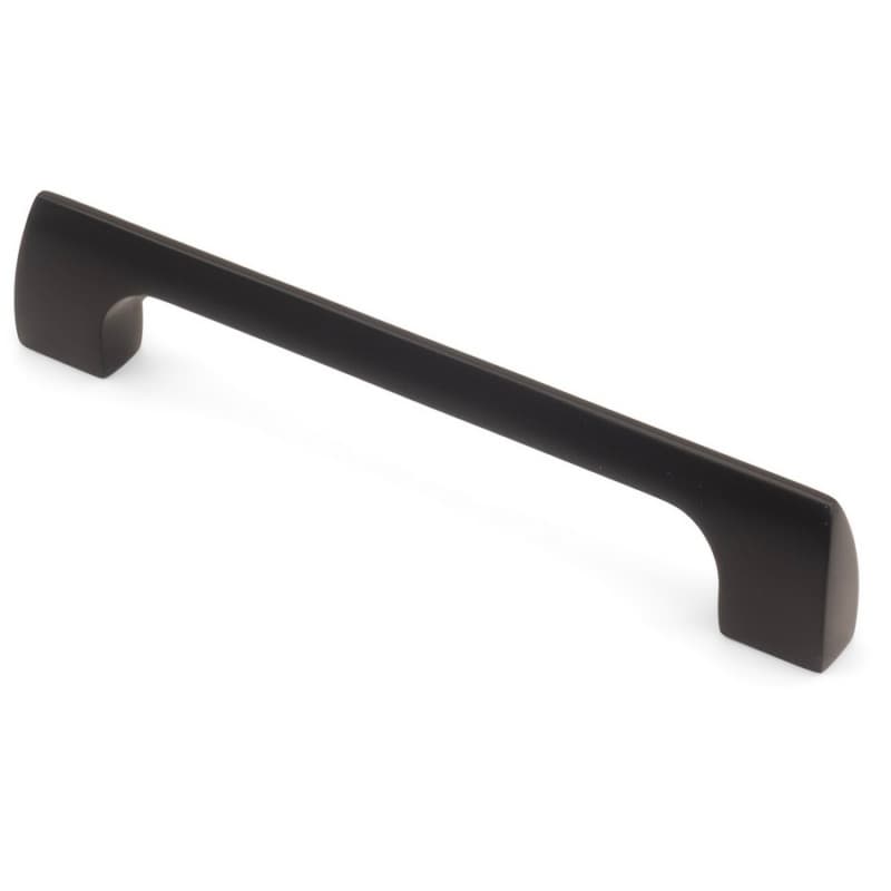 5-3/64" City Style Cabinet Pull, Matte Black, 5-25/32" Length