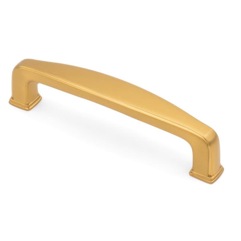 3-25/32" Skyline Cabinet Pull, Brushed Satin Brass, 4-9/32" Length