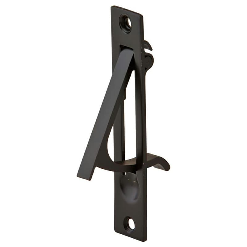 3-7/8" Sliding Door Edge Pull, Dark Bronze