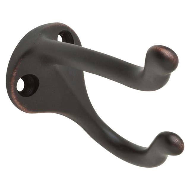 1-3/4" Coat/Hat Hook, Satin Chrome Finish