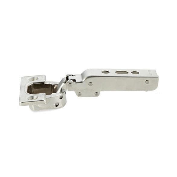 93° Opening Standard Euro Hinge, Self Closing, 1" Overlay, Nickel
