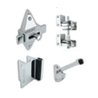 Inswing Door Hardware Pack for 7/8" Door x 1-1/4" Post, Chrome Plated