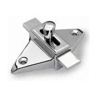 Surface Mounted Slide Latch, Chrome Plated