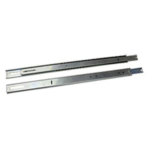 1000 Drawer Slide with 35lb Capacity, 3/4 Extension, Center-Mount, Zinc, 16-7/8