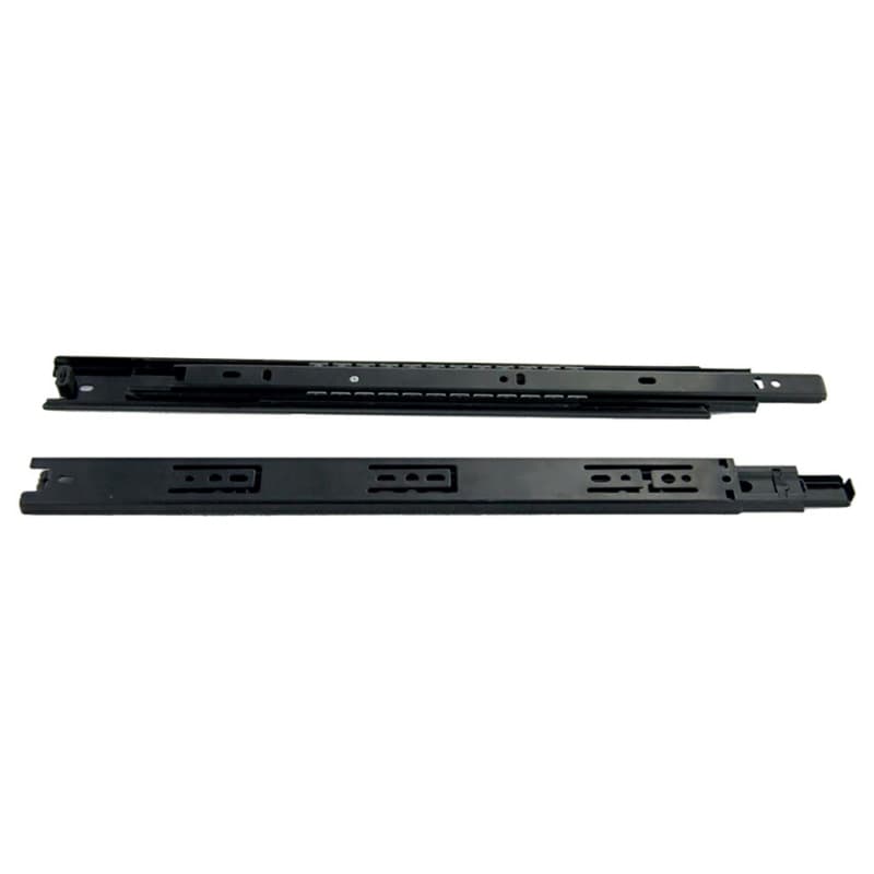 3500 Low Profile Drawer Slide 75lb Capacity, Full Extension, Side-Mount, Zinc, 18