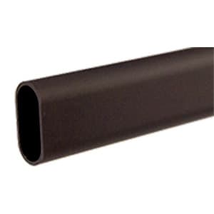 8' Long Oval Steel Closet Rod, Oil-Rubbed Bronze Finish